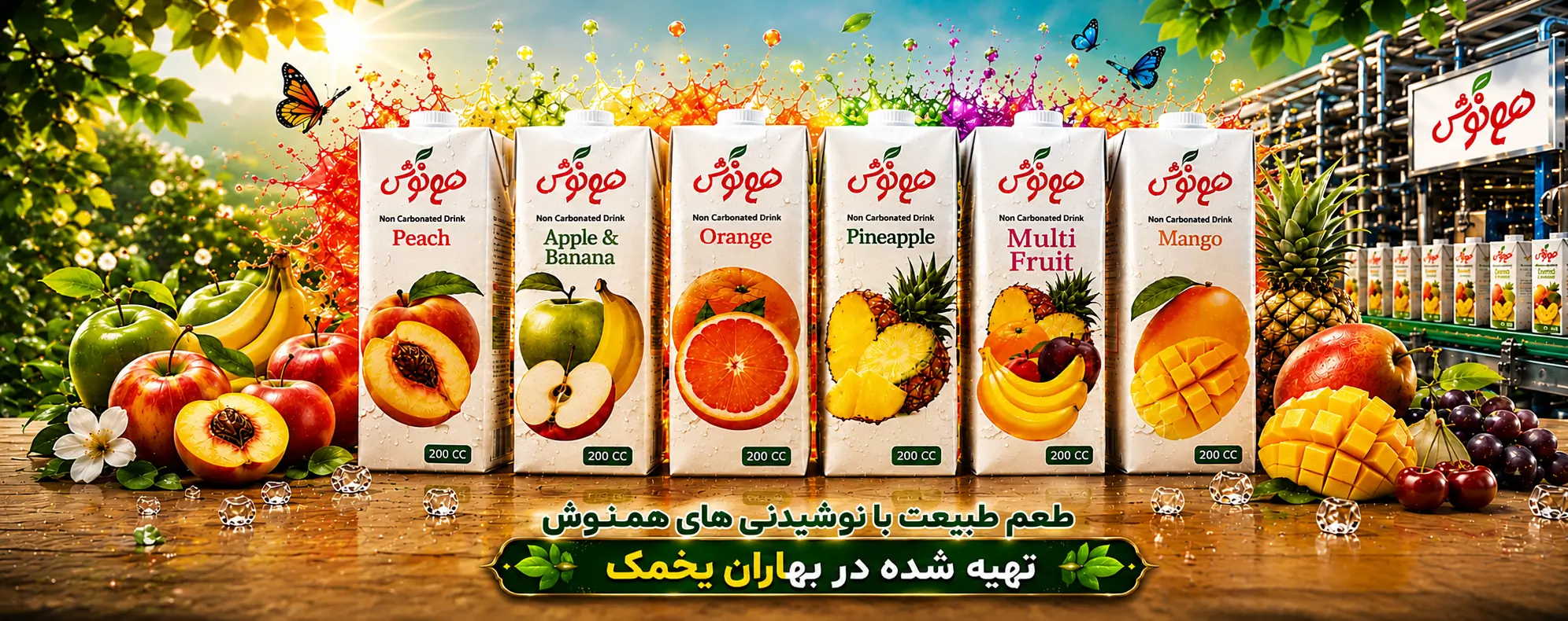 طعم طبیعت با نوشیدنی‌های همنوش